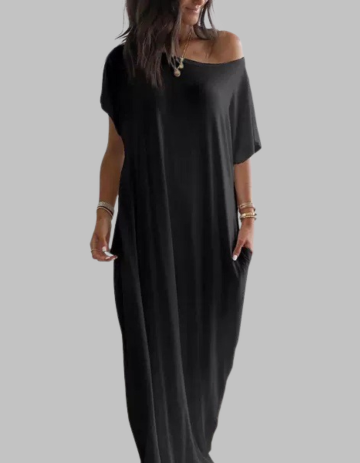Mavis – Loose Fit Round Neck Sleep Nightdress