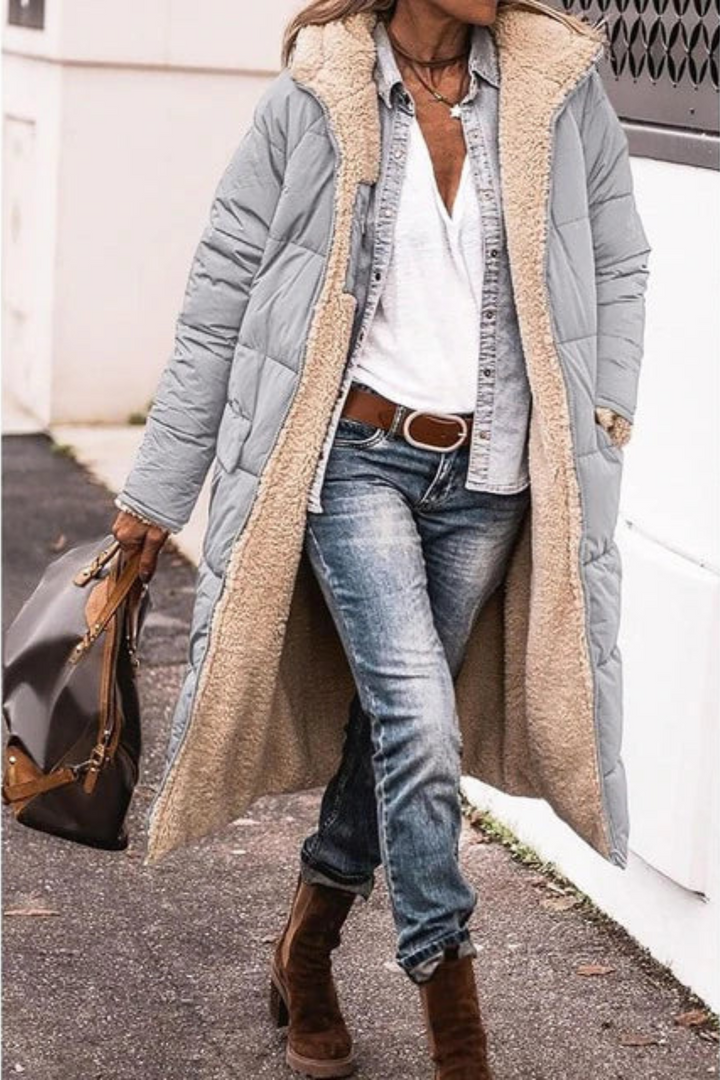 Nancy – Elegant Reversible Coat