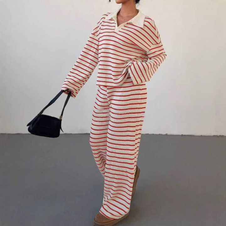 Mavis – Casual Cami Top and Flare Leg Pants Set