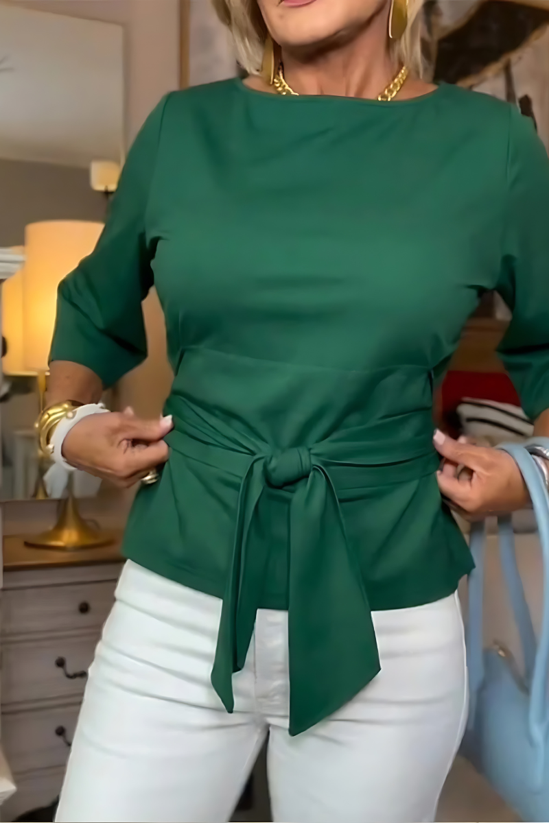 Judith – Tie Waist Flattering Top