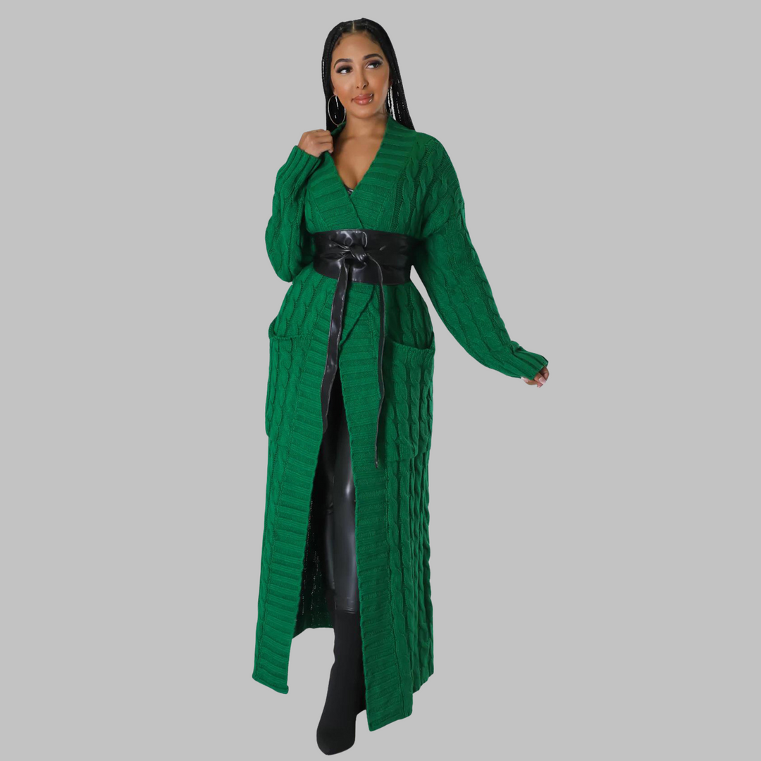 Jackie – Casual Long Sleeve Long Cardigan