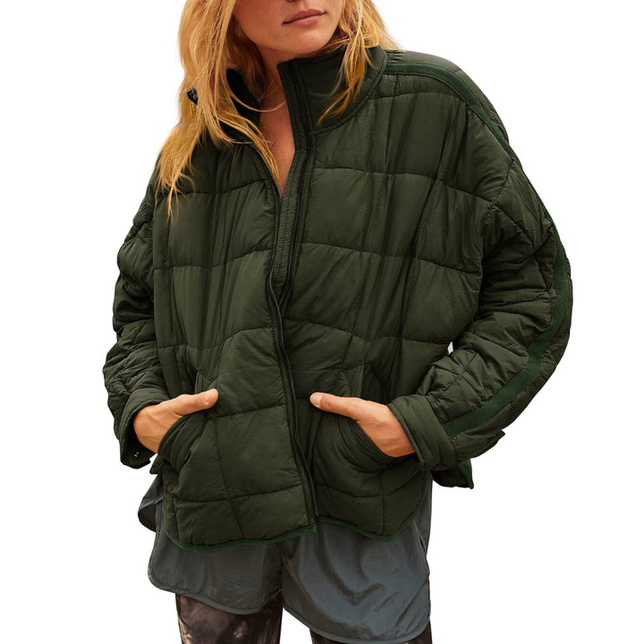 Gemma – Lightweight Compact Zip Puffer Jacket