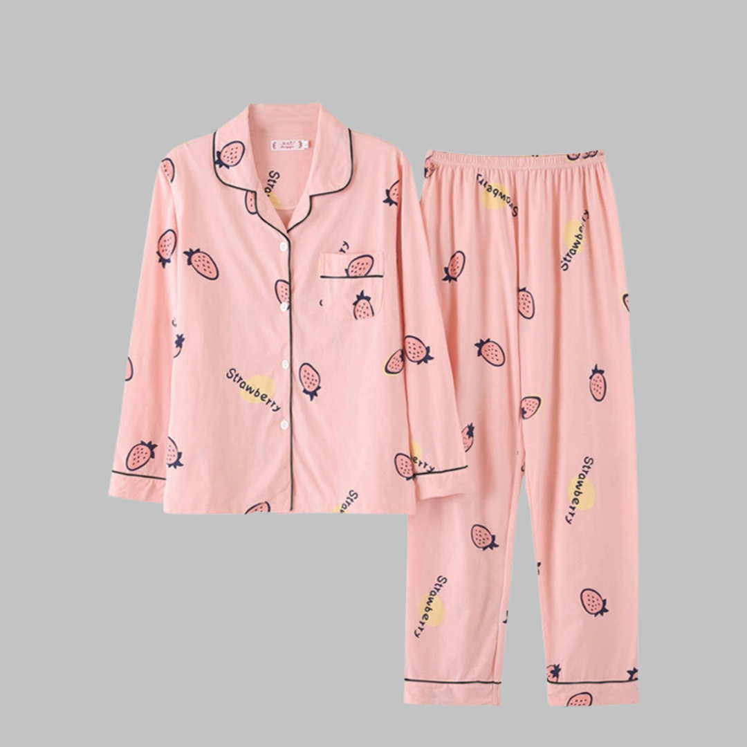 Jill – Cosy Long Sleeve Top and Pants Loungewear Set