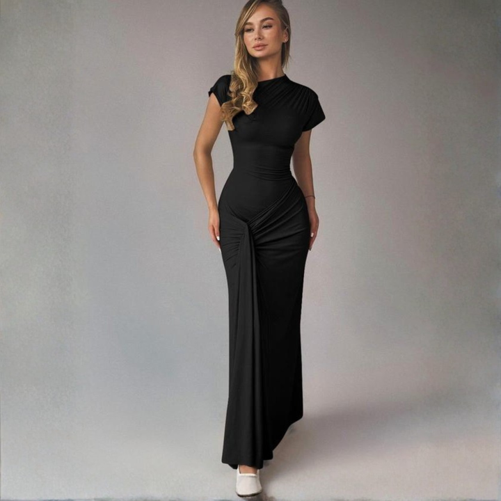 Joan – Elegant Mermaid Hem Long Sleeve Bodycon Dress