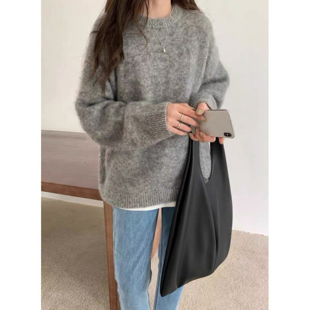 Ethel – Comfy Long Sleeve Round Neck Sweater