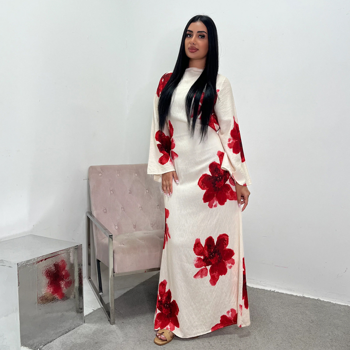 Isobel – Modest Floral Loose Fit Maxi Dress