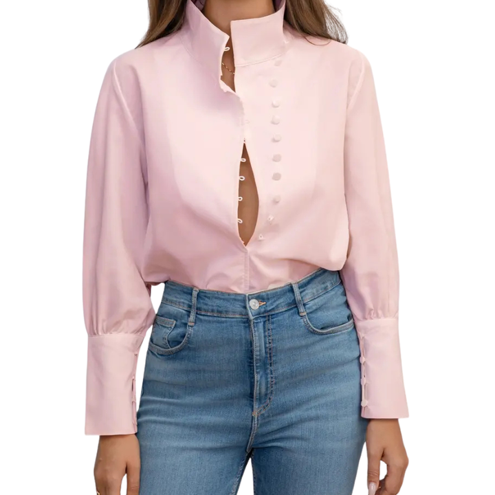 Margo – Chic Long Sleeve V-Neck Bodycon Mini Dress