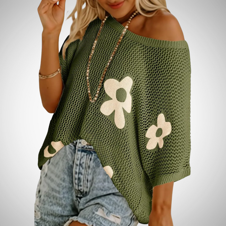Stephanie – Stylish Lightweight Crochet Top