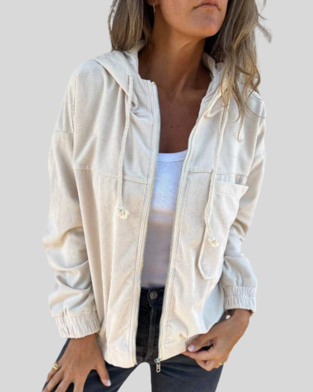 Theresa – Soft Zip-Up Vest