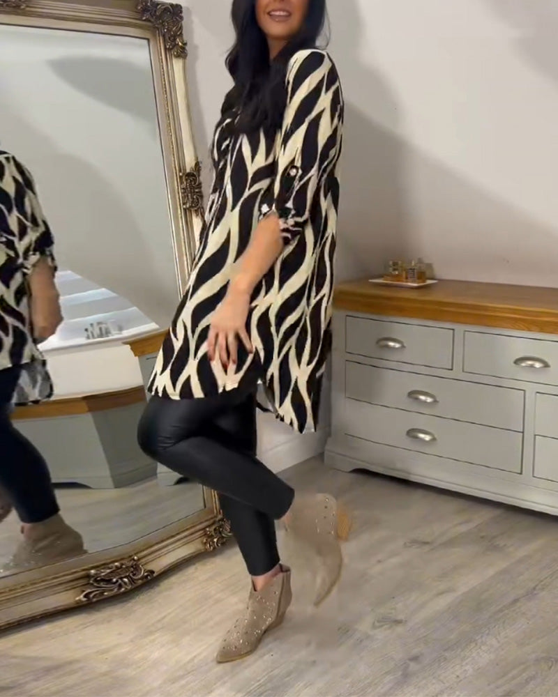 Alexandra – Printed Loose Fit Top