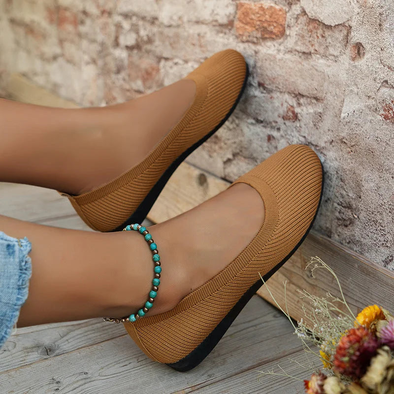 Rosemary – Bicolour Flat Mule