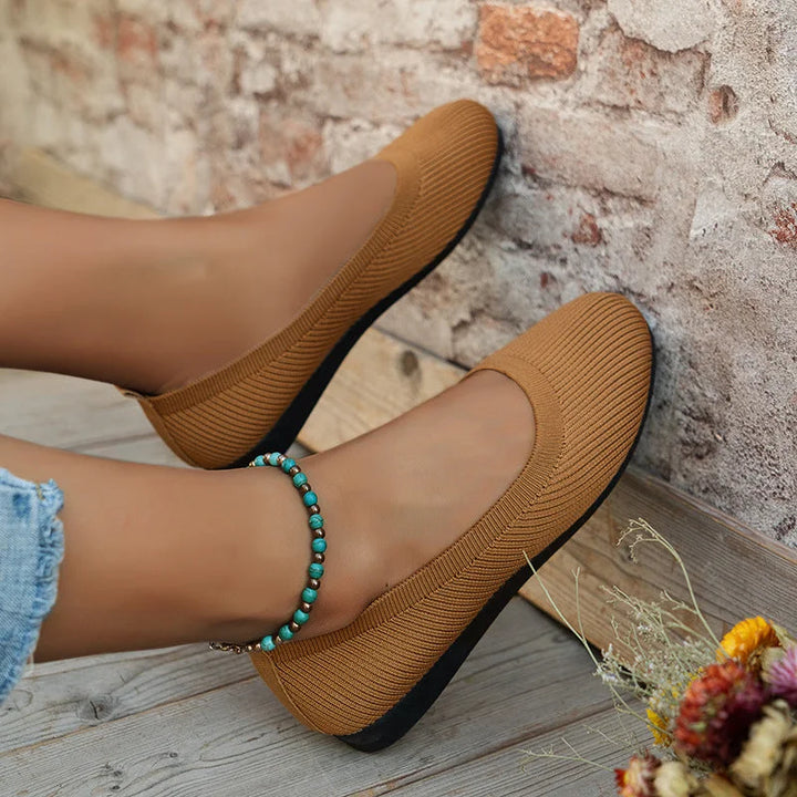 Rosemary – Bicolour Flat Mule