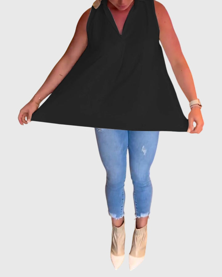 Rosamund – Sleeveless Blouse