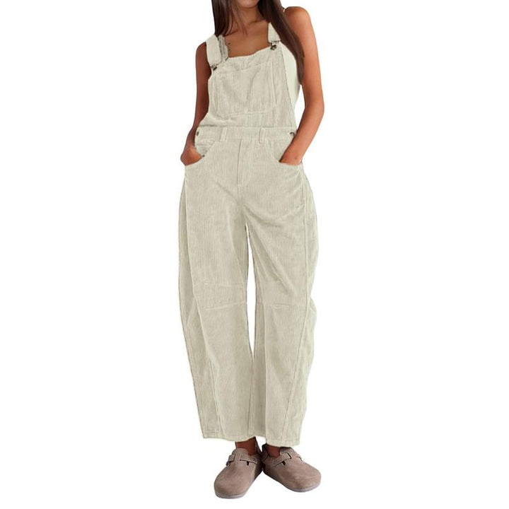 Sonia – Casual Round Neck Crop Top and Drawstring High Waist Pants Set