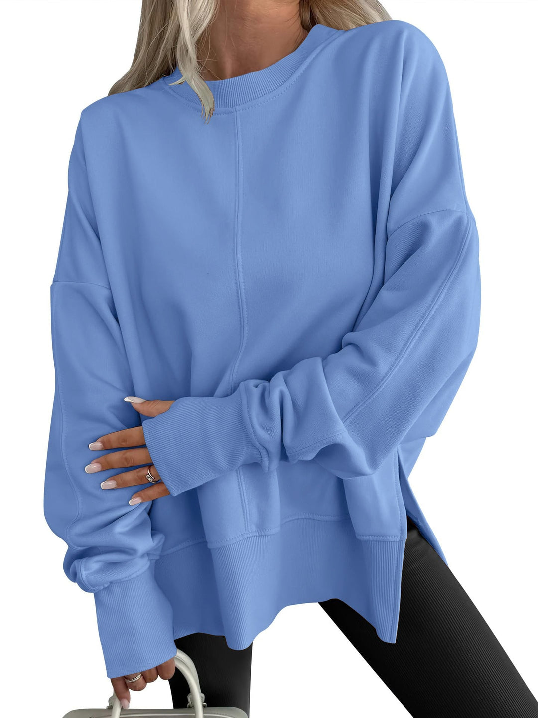 Gwen – Comfy Oversized Long Sleeve Sweatshirt