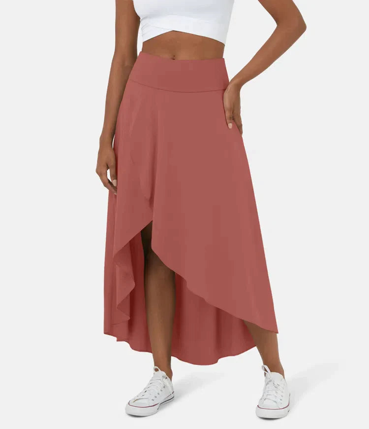 Amelie – Elegant Asymmetric Midi Skirt