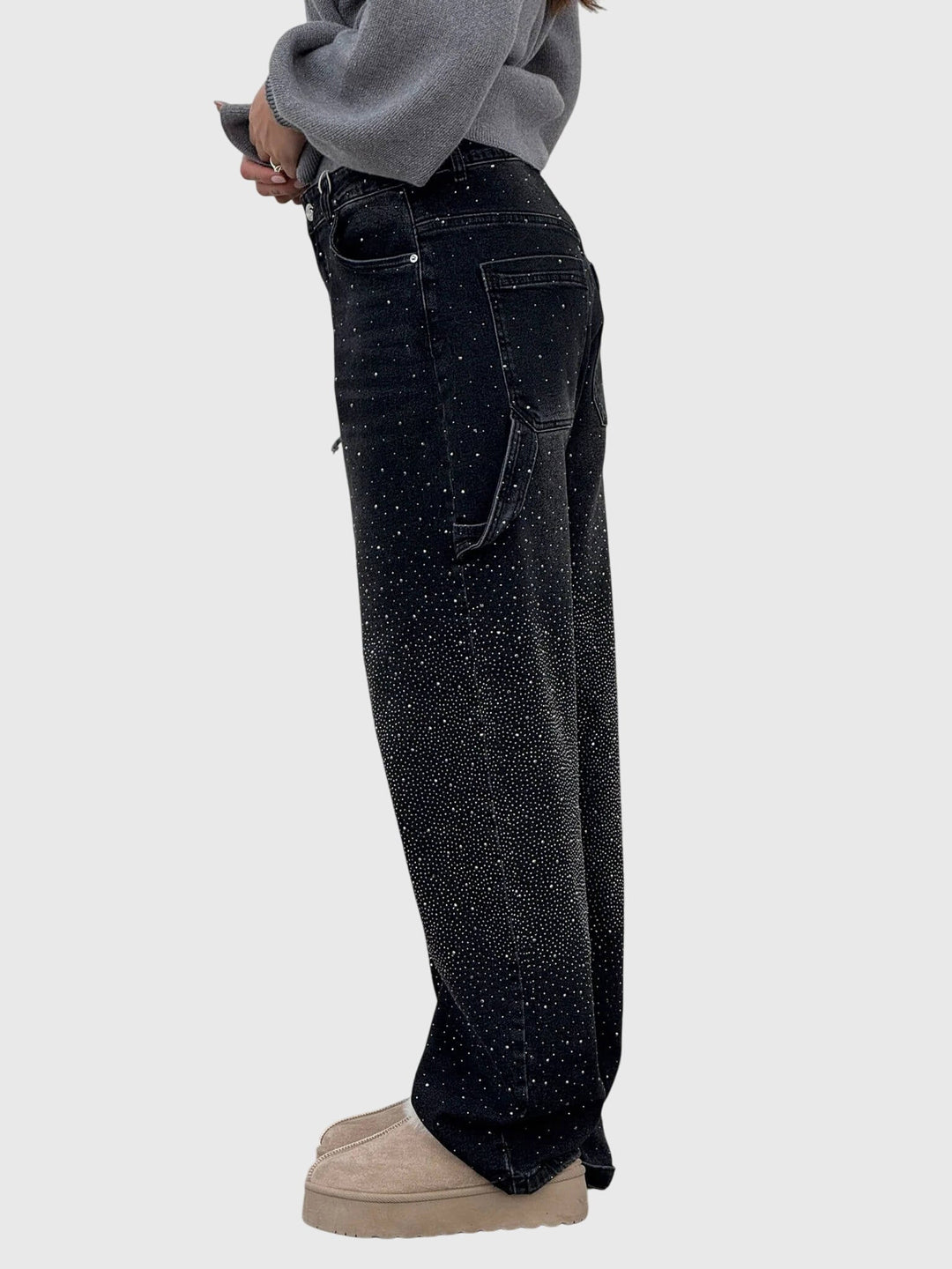Wilhelmina – Diamond Weave Tailored Pants