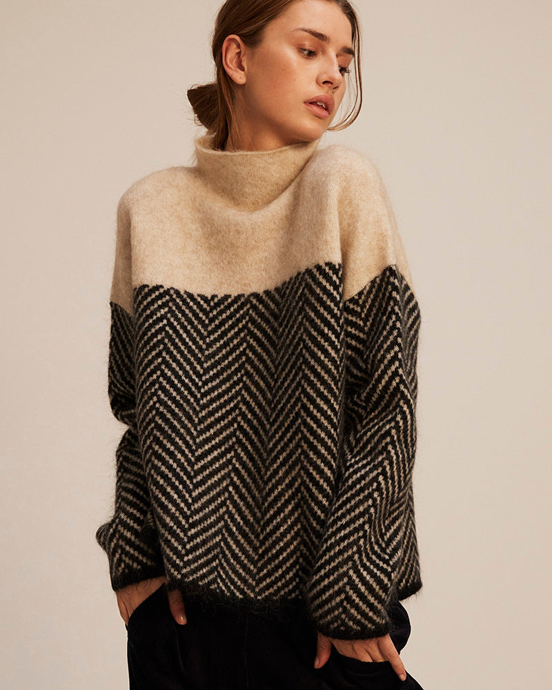 Norah – Cotton Turtleneck Sweater