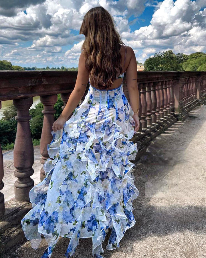 Cynthia – Elegant Ruffle Dress