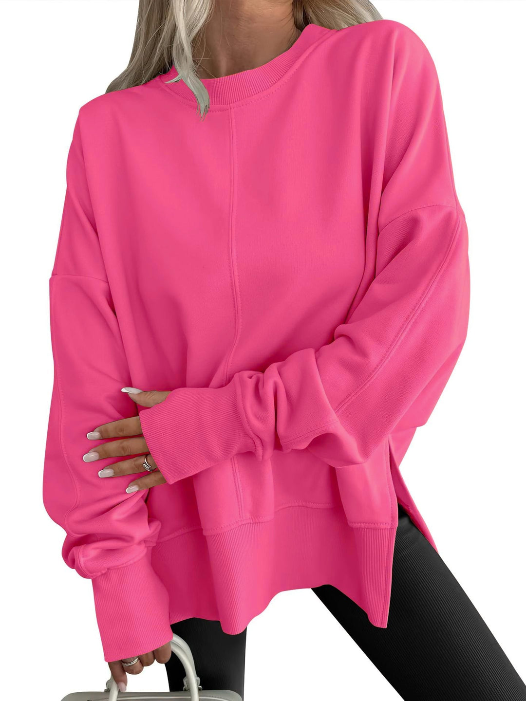 Gwen – Comfy Oversized Long Sleeve Sweatshirt