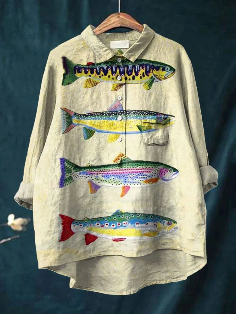 Angela – Fish Art Shirt