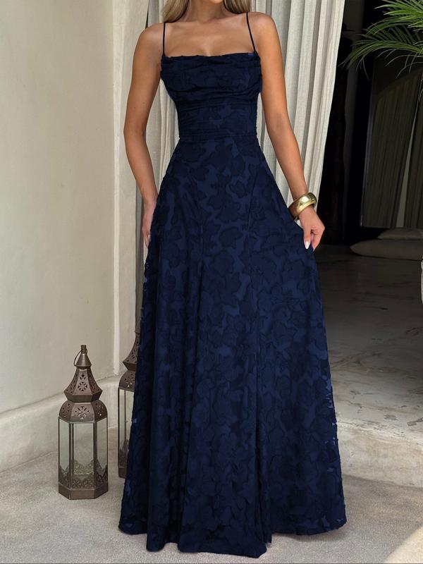 Anthea – Elegant Backless Lace Long Dress for Special Occasions