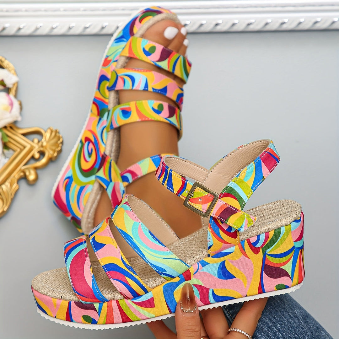 Audrey – Platform Ankle Strap Sandals