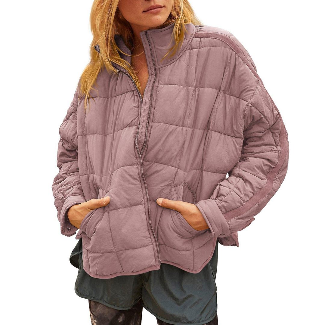 Gemma – Lightweight Compact Zip Puffer Jacket