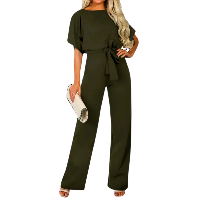 Amanda – Sophisticated Batwing Sleeve Jumpsuit