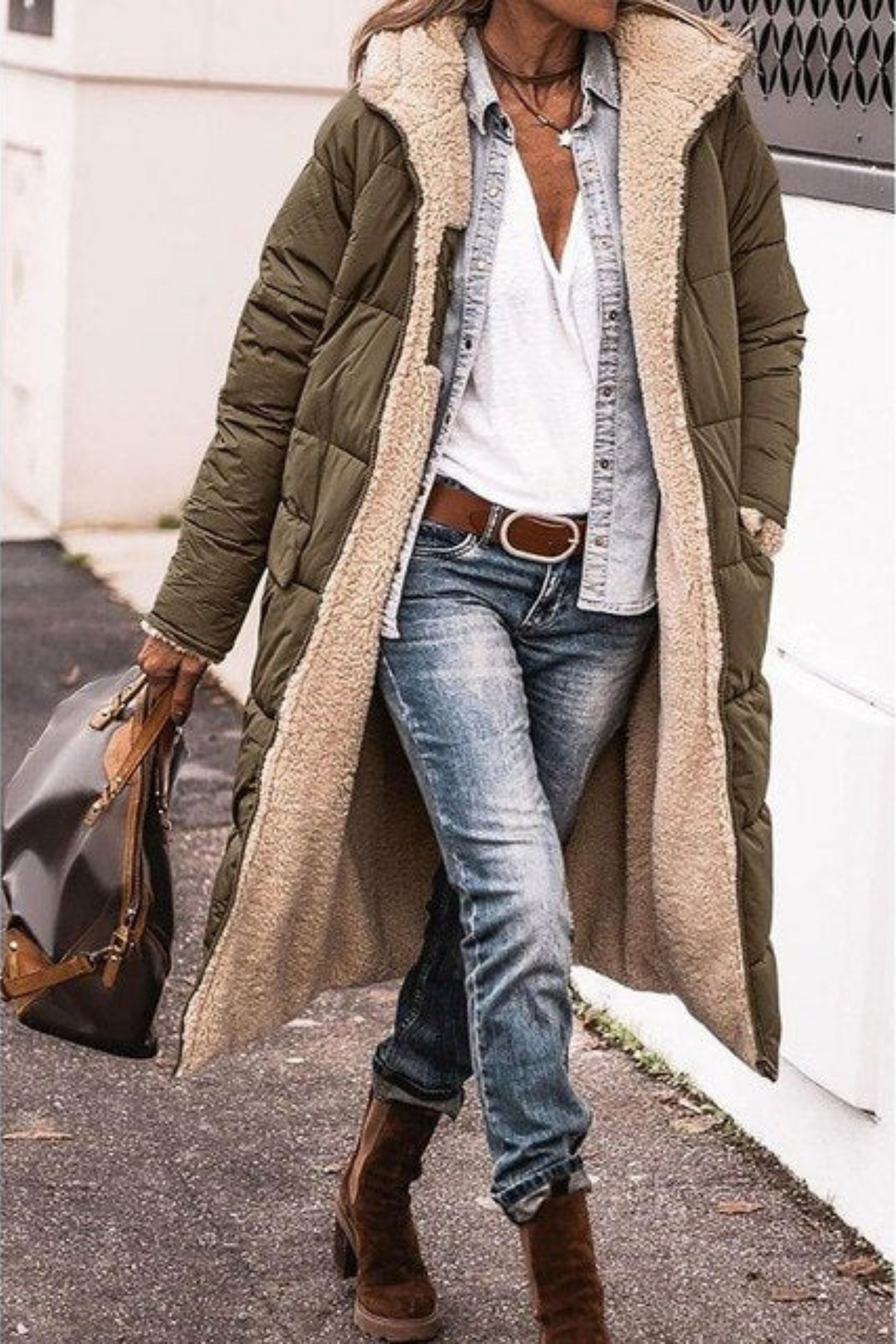 Nancy – Elegant Reversible Coat
