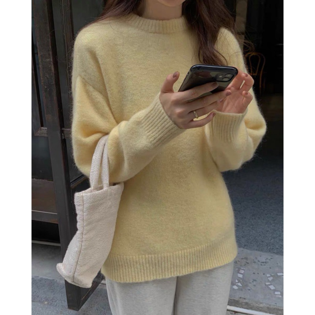 Ethel – Comfy Long Sleeve Round Neck Sweater