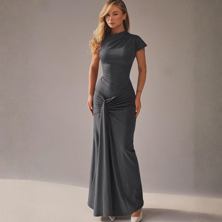 Joan – Elegant Mermaid Hem Long Sleeve Bodycon Dress