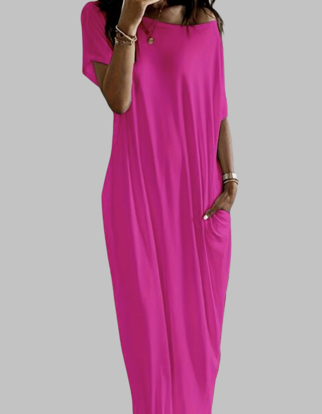 Mavis – Loose Fit Round Neck Sleep Nightdress