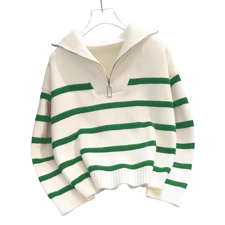 Angela – Comfy Long Sleeve Zip-Up Plush Winter Jacket