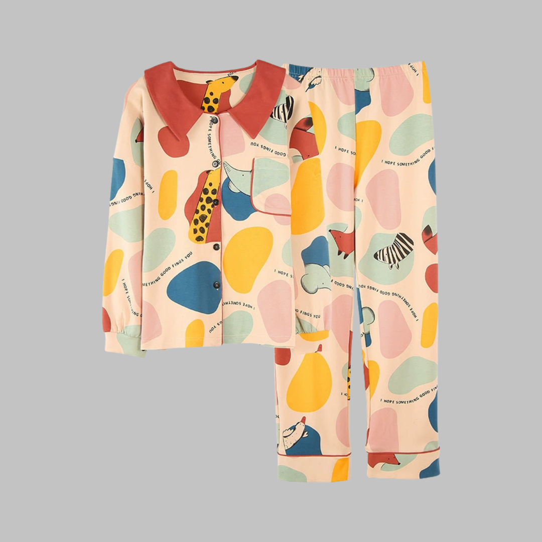 Jill – Cosy Long Sleeve Top and Pants Loungewear Set