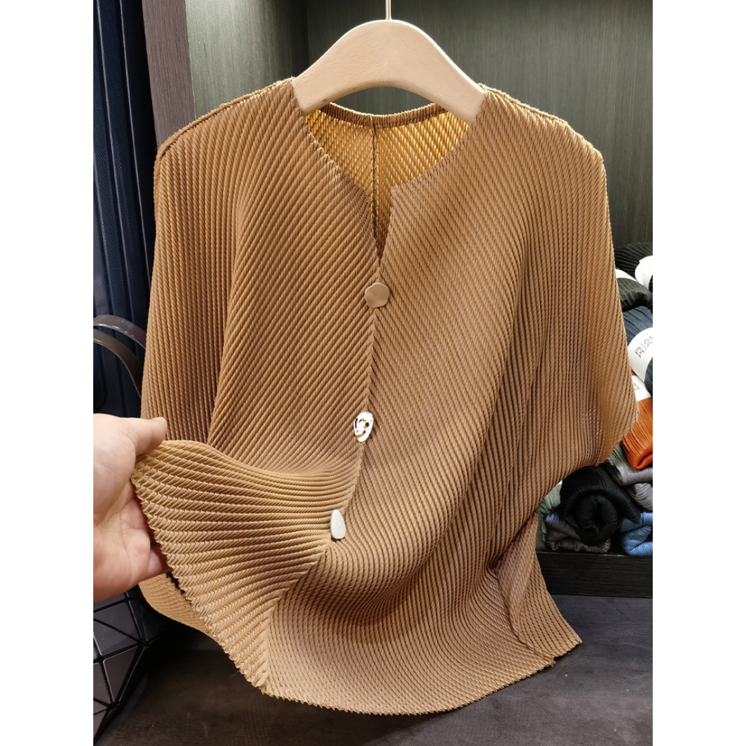 Savara – Lightweight Round Neck Cardigan Top