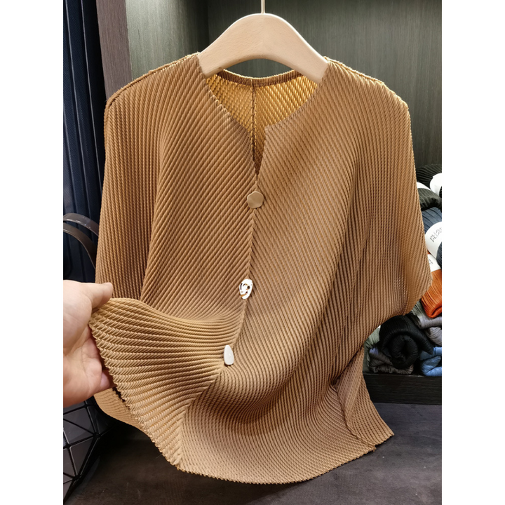 Savara – Lightweight Round Neck Cardigan Top