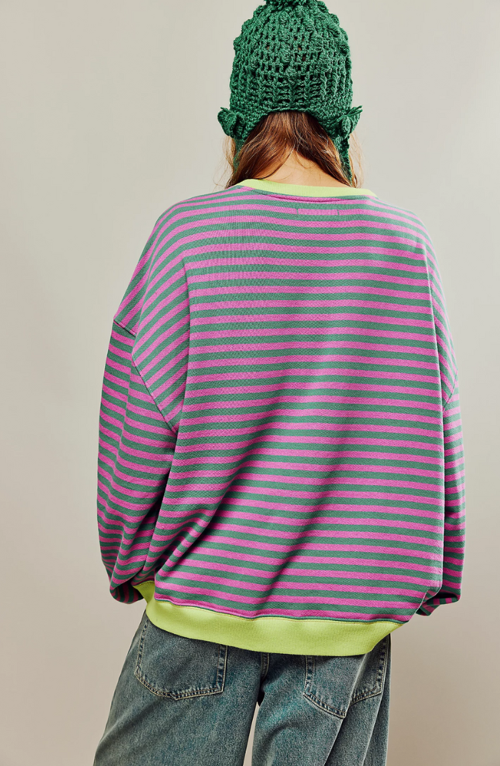Cynthia – Playful Striped Sweater