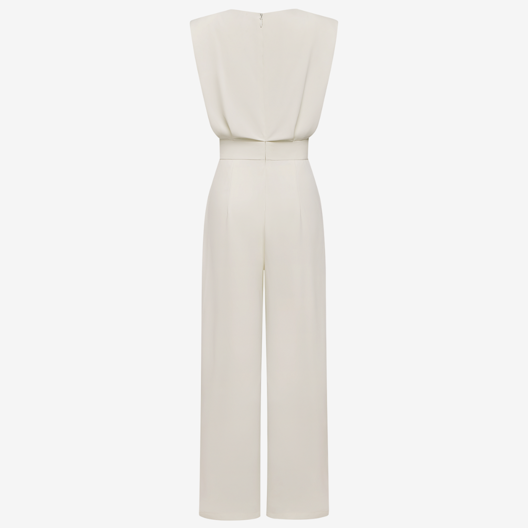 Serena – Structured Wide-Leg Jumpsuit