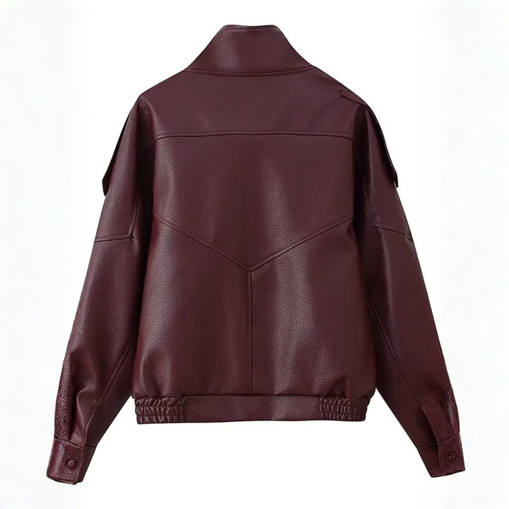 Alice – Fuzzy Warm Half-Zip Cropped Fleece Pullover