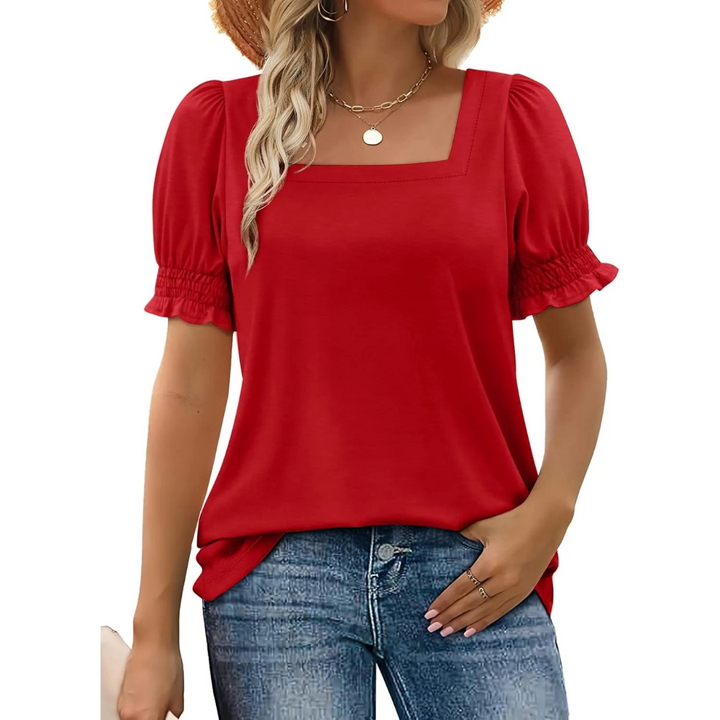 Valerie – Lightweight Ruffle Sleeve Summer Essential