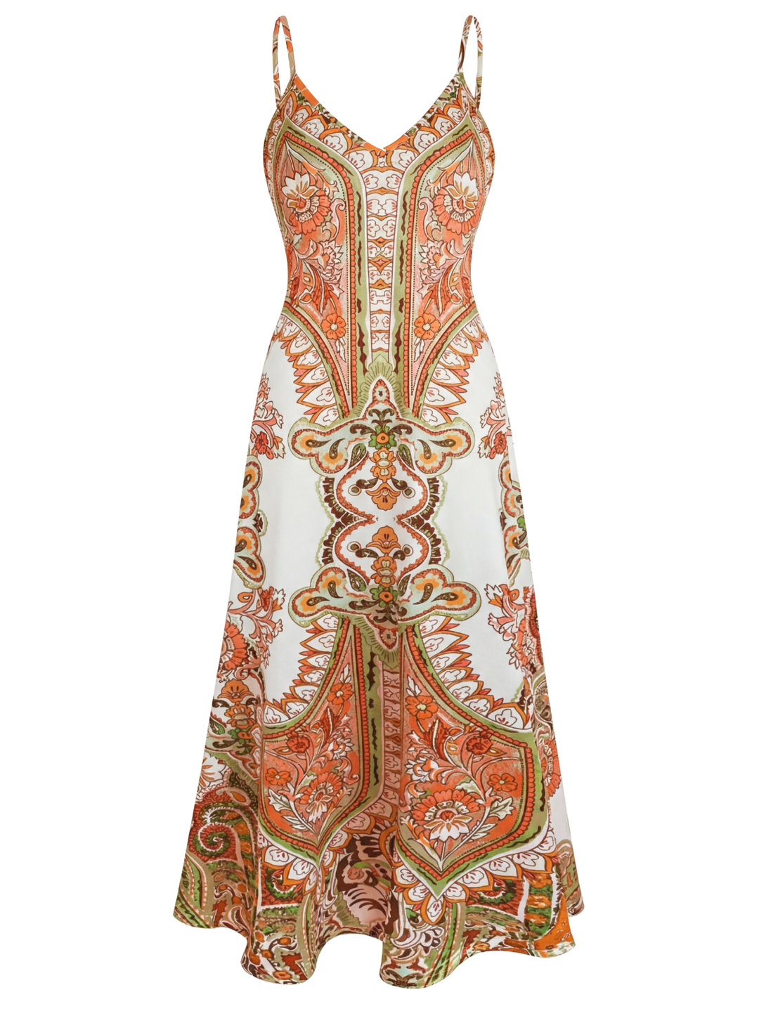 Ethel – Boho Floral Print Sleeveless Dress