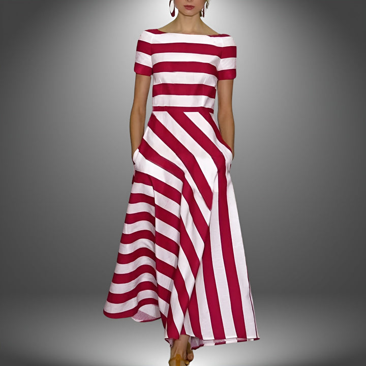 Diane – Effortless Modern Stripe Dress