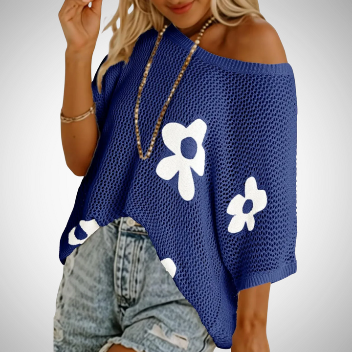 Stephanie – Stylish Lightweight Crochet Top