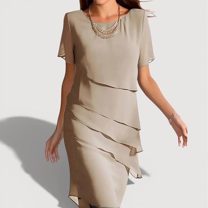 Pamela – Layered Midi Dress