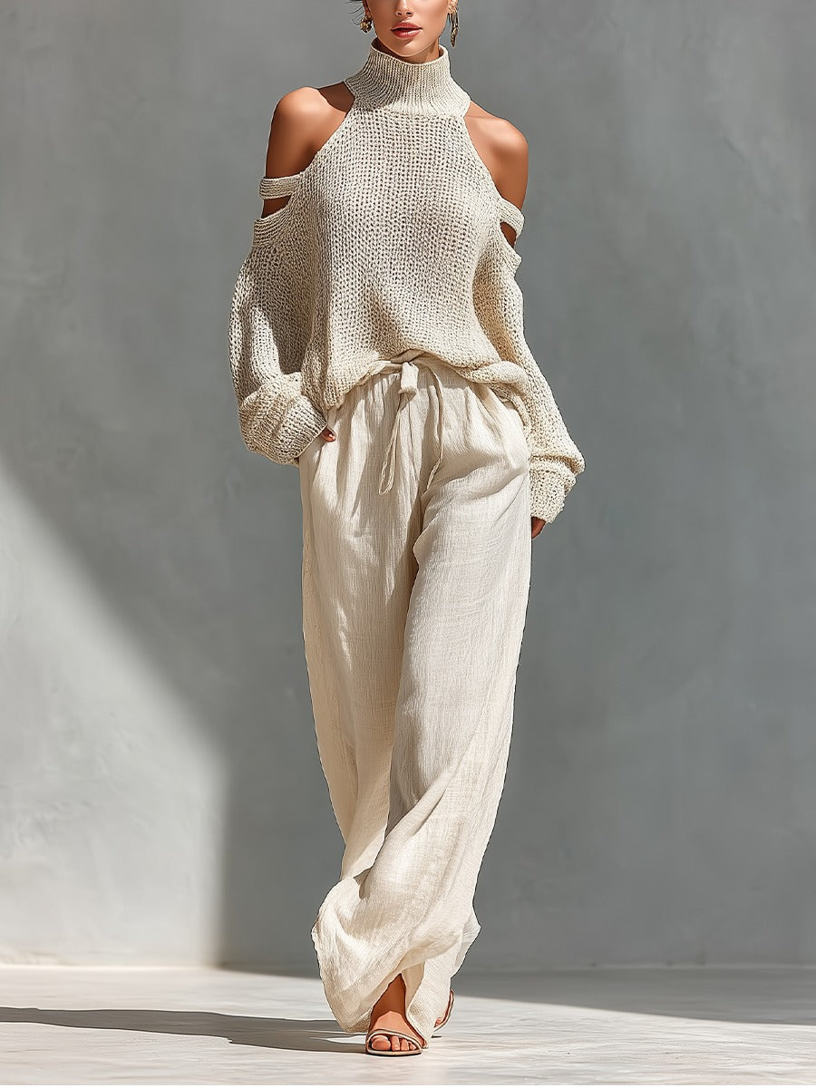 Pamela – Off-Shoulder Two-Piece Set
