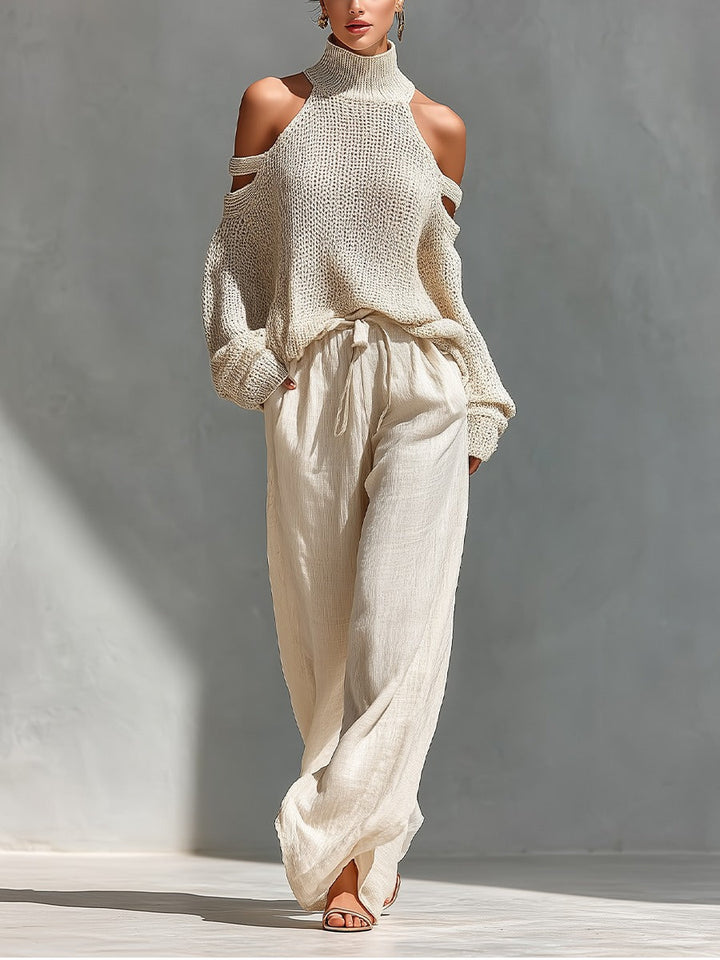 Pamela – Off-Shoulder Two-Piece Set