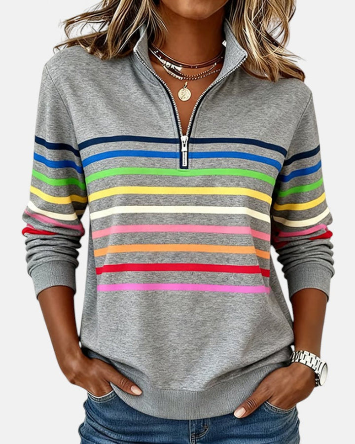 Barbara – Comfortable Striped Jumper