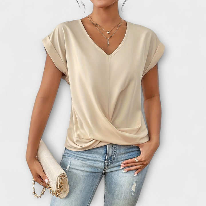 Celeste – Elegant V-Neck Top