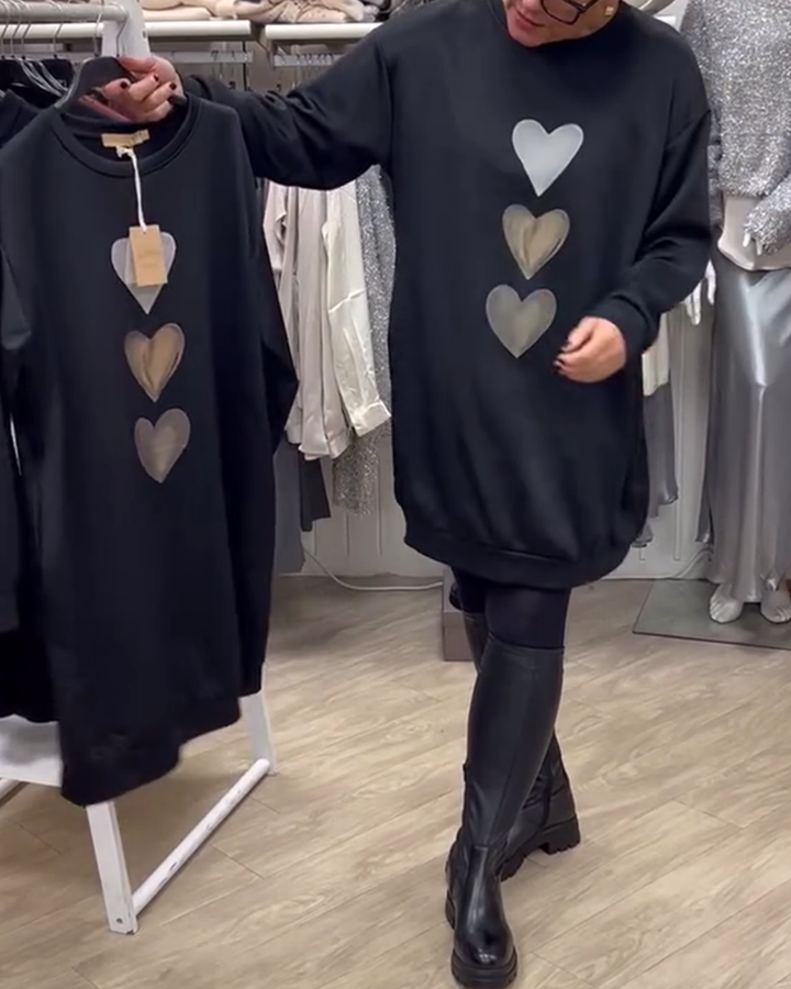 Cynthia – Casual Sweatshirt Dress